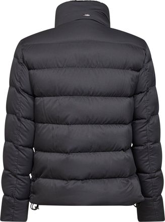 Herno Mens Bomber Jacket Arendelle Grey Faux Fur Polyester Padded & Down