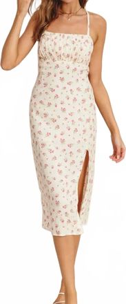 Dress Forum Primrose Midi Dress In Cream