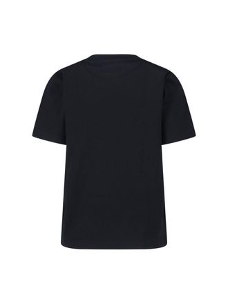 Burberry Womens T-Shirts And Polos Black Cotton