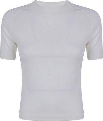 Fear of God T-Shirt White Womens Shrunken Baseball Tee