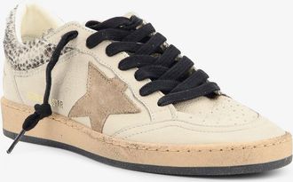 Golden Goose Womens Sneakers Ballstar Leather Beige Trainers