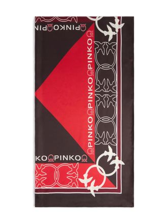 Pinko Sjaal met patroon - Paars