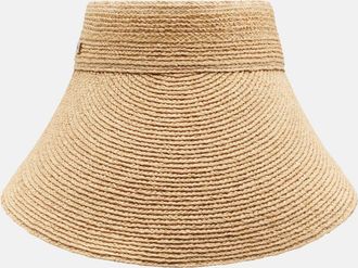 Chlo&eacute; Chlo&eacute; Visiera in rafia con seta