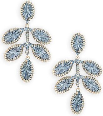 Lott. Gioielli Ce Si Flower Leafs Earring M - Dames - Oorbellen - Veelkleurig - ONE Size - Accessoires