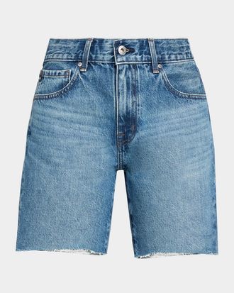 Rag & Bone Flexi Wren Mid-Rise Bermuda Shorts