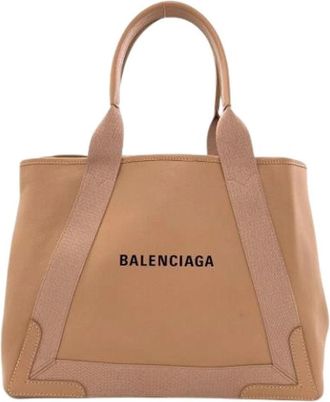 Balenciaga Pre-owned Vintage Tote Bag - Dames - Vintage Shopper - Bruin - ONE Size - Leer - Vintage