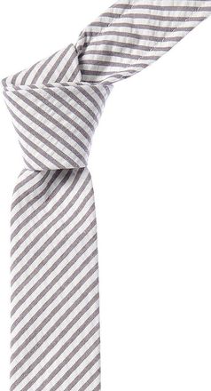 Thom Browne Grey Stripe Tie