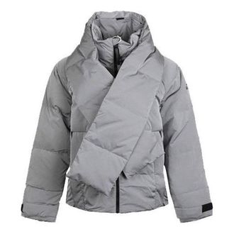 adidas (WMNS) adidas Glam On Puff Jacket Asia Sizing Grey FT2534