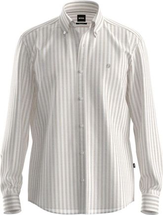 HUGO BOSS Casual Shirts - Heren - Casual Overhemden - Veelkleurig - L - Overhemden