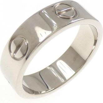 Cartier Love White Gold (18K) Band Ring (Pre-Owned)