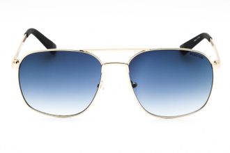 Kenneth Cole Reaction KC2970 Gradient Lens Aviator Sunglasses - Gold