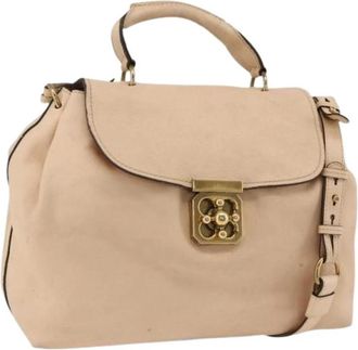 Chlo&eacute; Pre-owned Handtas - Dames - Vintage Handtas - Beige - ONE Size - Leer - Vintage