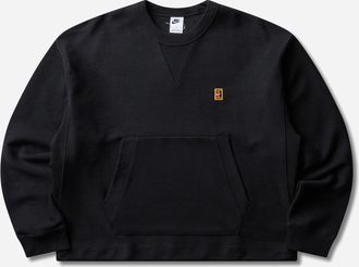 Nike Men s Club Rules French Terry Crewneck Sweatshirt Black