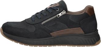 Rieker Veterschoenen Laag - Heren - Sneakers - Blauw - 43 EU - Schoenen