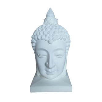 Relaxdays Relaxdays Cabeza De Buda, 60x30x30 Cm, Decoraci&oacute;n Zen Para Sal&oacute;n Y Jard&iacute;n, Figura De Resina Resistente A La Intemperie