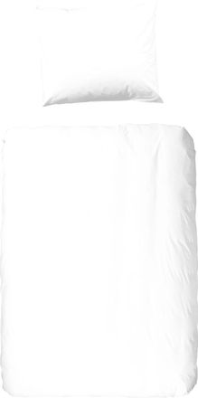 Good Morning Bettwäsche »Good Morning Uni« 2 Stk. tlg. 100% Baumwolle, Renforcé, 135x200, Unifarben, Reissverschluss, Weiss