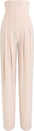 Norma Kamali High Waist Stretch-jersey Trousers - Light Pink - S (UK8-10 / S)