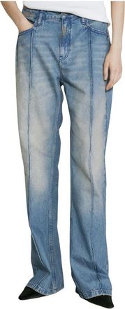 Guess Gevlekte flared jeans - Dames - Flared Jeans - Blauw - W30 - Katoen - Jeans