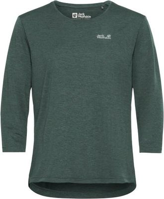 Jack Wolfskin Wildtrail 3/4 Funktionsshirt f&uuml;r Damen | blau