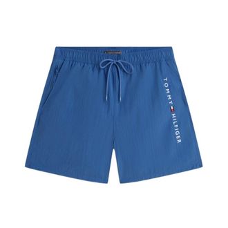Tommy Hilfiger Heren, Badkleding, Blauw, Maat: S Poliester