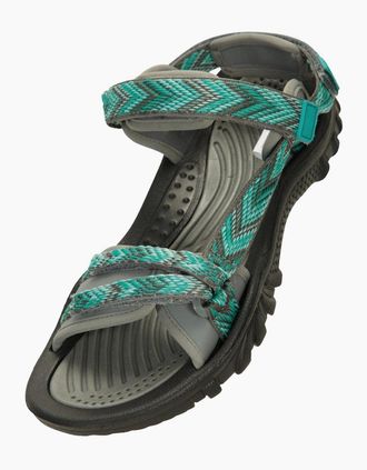 Mountain Warehouse Womens Mountain Warehouse Womens/Ladies Cyprus Chevron Sandals - Blue - Size: 4