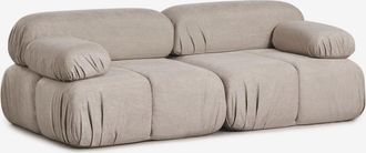 Sklum Sof&aacute; Modular De 2 Piezas En Boucl&eacute; Envasado Al Vac&iacute;o Kendall Sklum