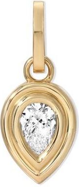 Adina Reyter Groovy Diamond Pear Charm in Yellow Gold at Nordstrom