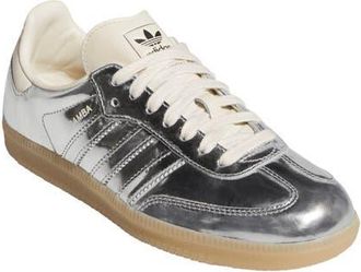 adidas Samba OG Sneaker in Silver Met./silver Met./gum5 at Nordstrom, Size 9.5