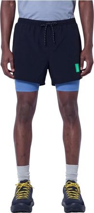 (di)vision Pantalones cortos de entrenamiento en capas - Sport - Hombre - Negro - W34