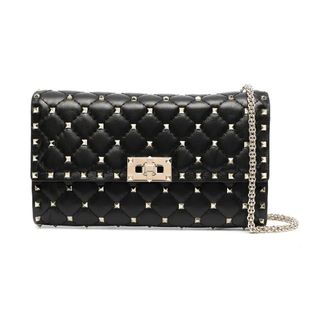 Valentino Garavani Bolso de Hombro Rockstud Spike - Bags - Mujer - Negro - ONE SIZE