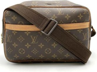 Louis Vuitton Pre-owned Monogram Shoulder Bag - Dames - Vintage Schoudertas - Bruin - ONE Size - Vintage