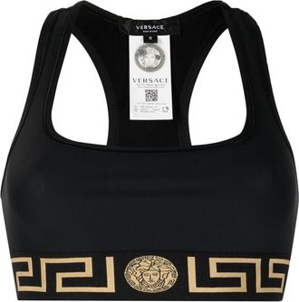 Versace Bralette Sportiva Bordo Greca-Donna