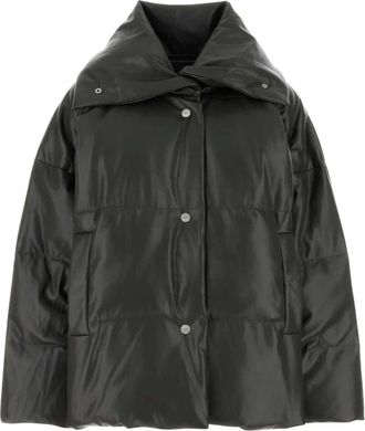 Nanushka Jassen, Dames, Grijs, S, Houtskool Synthetisch Leren Donsjas