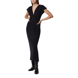 Isabel Marant Dames, Jurken, Zwart, Maat: 2XS Katoen