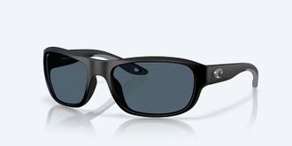 Costa Unisex Clipperton Polarized Sunglasses In Matte Black Gray