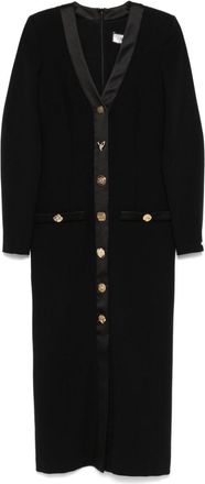 Nissa Abito midi con scollo a V - Nero