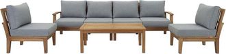 ModWay Discontinued Modway Marina 7-Piece Teak Outdoor Patio Set