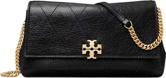 Tory Burch Tory Burch Charlie gewatteerde crossbodytas met ketting