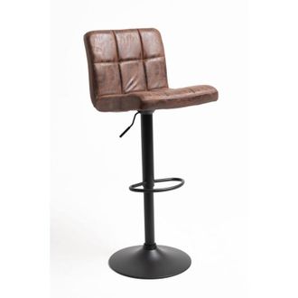 Regalos Miguel Taburetes Cocina - Taburete Casper Polipiel Marr&oacute;n Vintage