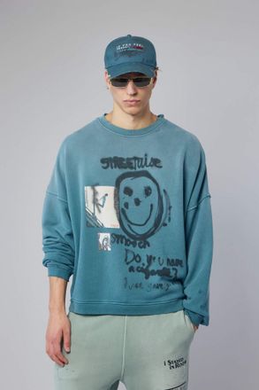 Paly Hollywood Streetwise Airbrush Crew Neck