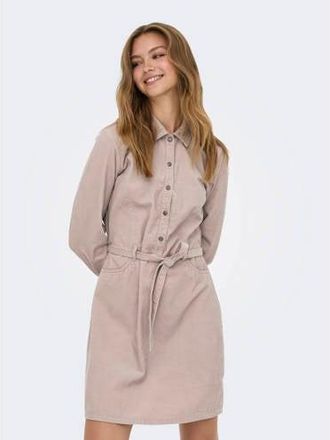 Only corduroy blousejurk beige