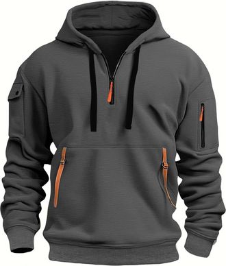 Generic Weighted Hoodie For Anxiety, Anxiety Hoodie For Men, Casual Loose Fit Ultra Soft Tactical Hoodies For Men With Pockets (Dark Grey,3XL)