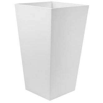 Bloem 20 Inch Finley Tall Tapered Square Planter, Casper White at Nordstrom