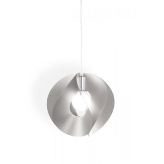 Linea Zero Atom L&aacute;mpara Colgante Plata Di&aacute;metro 54x H50 Cm