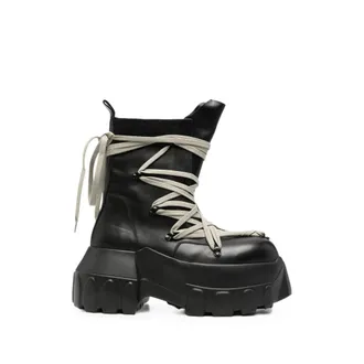 Rick Owens Megalace Lace-up Boots