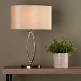 Pagazzi Hazel Antique Brass Table Lamp in Gold