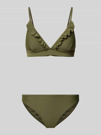 Shiwi Bikini mit Volants Modell BEAU in Gruen, Gr&ouml;&szlig;e 34