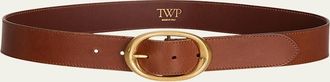 TWP Wide Leather Belt