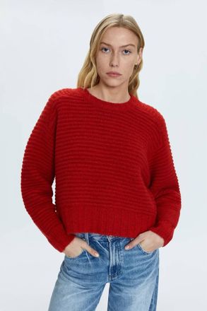 Pistola Denim Adina Everyday Sweater In Rouge