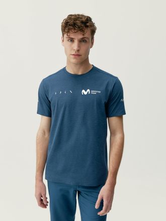 Born Living Yoga T-Shirt Mens Movistar Sea Blue